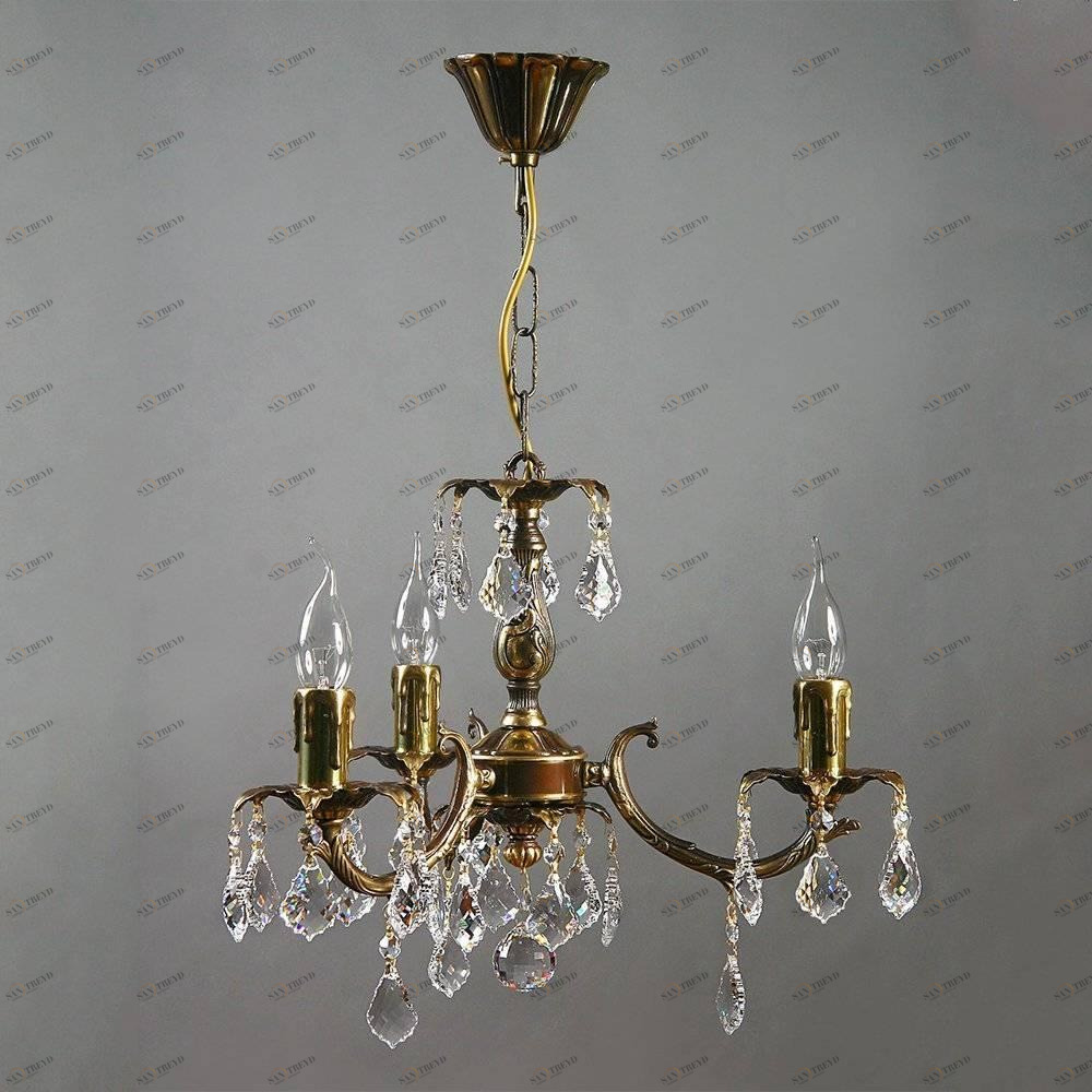 Подвесная люстра Ambiente Benisa 2226/3 PB Tear Drop AMBIENTE ДИЗАЙНЕРСКИЕ, BENISA 181530 Бронза 