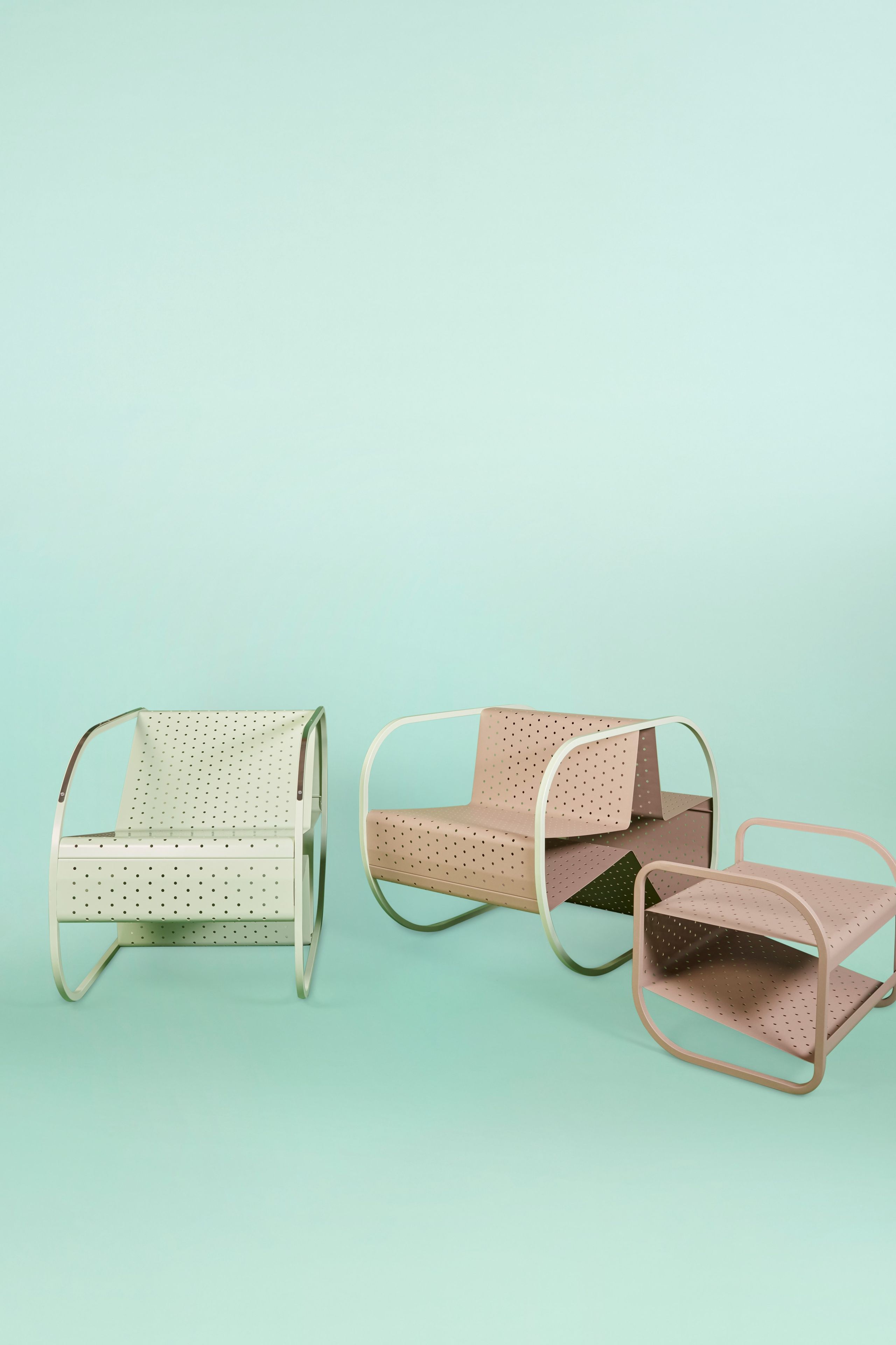 Металлическая подставка для ног / журнальный столик Giacopini Flip ARCH-00101620 - Вид №12