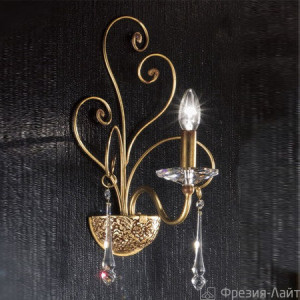 Masca 1828/A1 oro Damasco бра