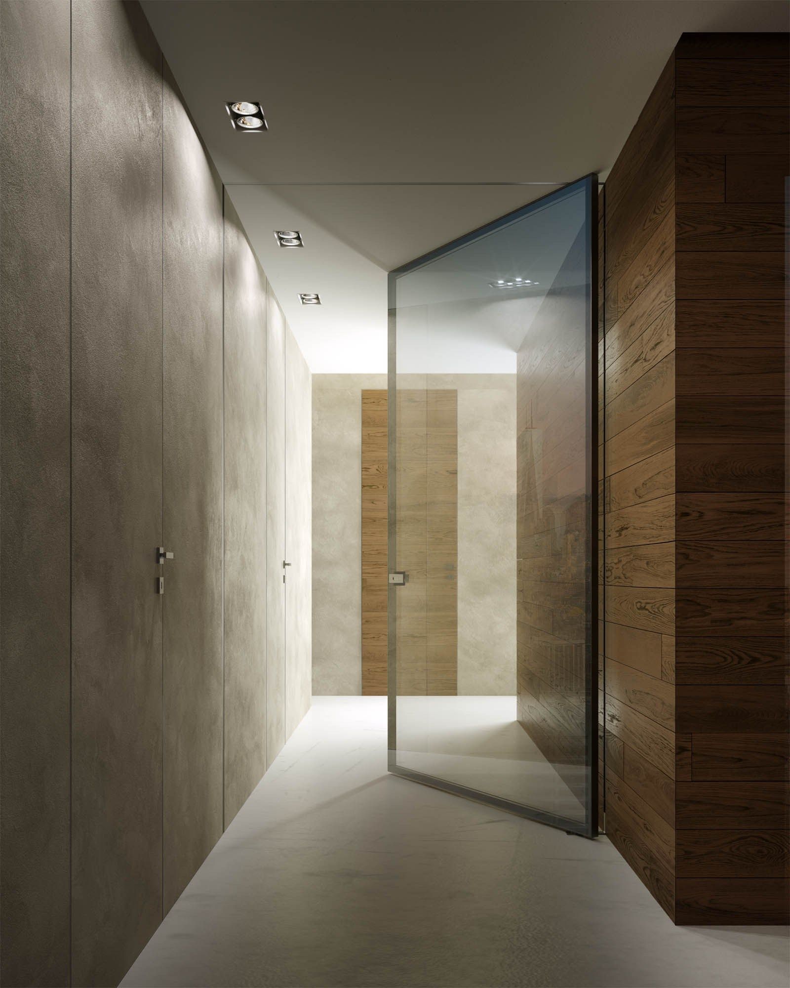 Стеклянная висячая дверь GAROFOLI Bisystem ARCH-00114725 - Вид №1