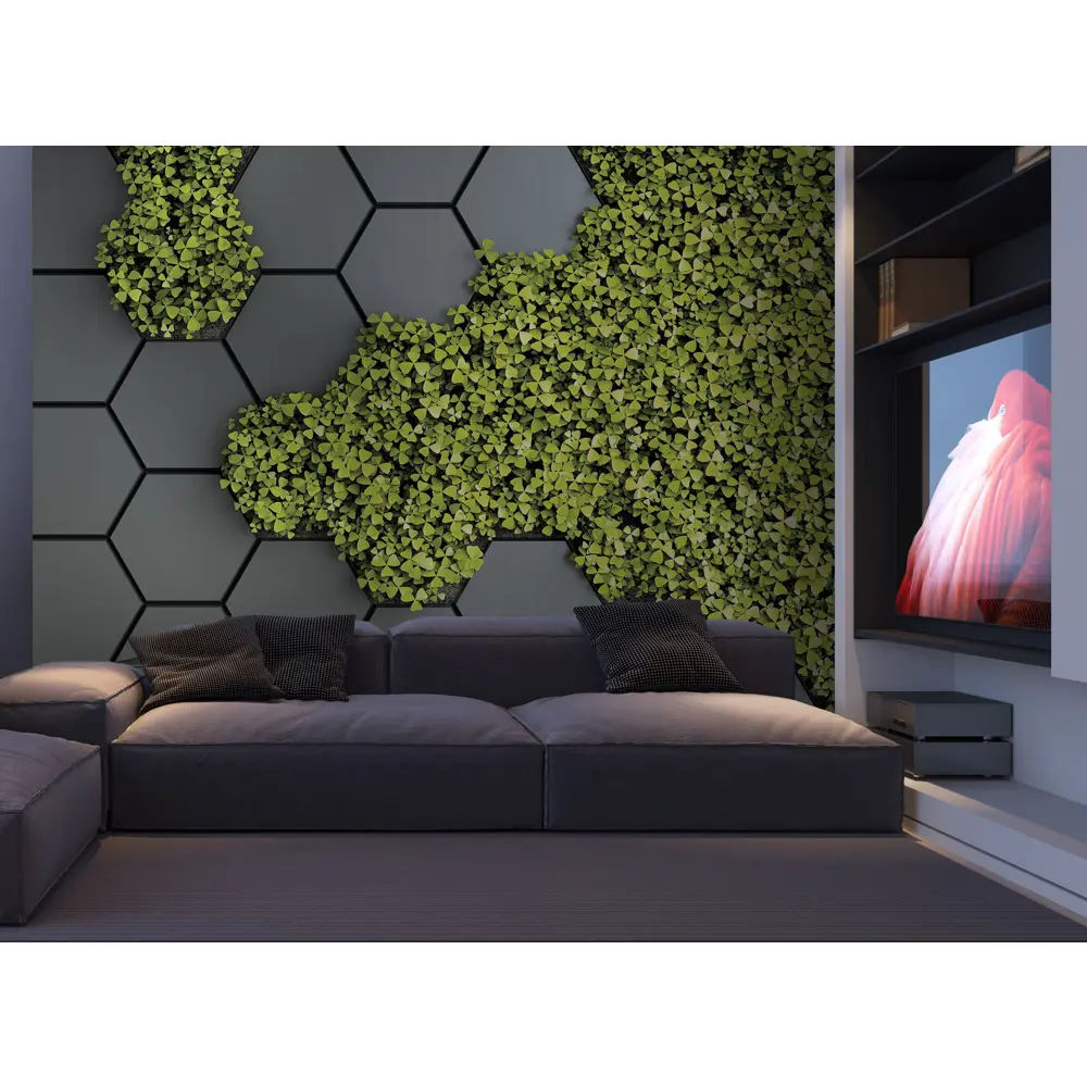 Фотообои «‎Модульная стена»‎ 3D флизелиновые 300x270 см L13-129 82912477 STLM-2050784 FBRUSH 3D FLIZART - Вид №1