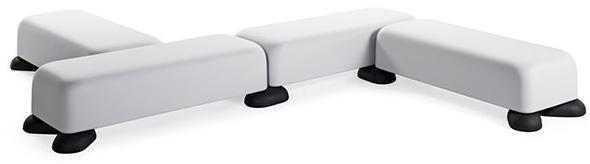 Plust Модульная скамья из полиэтилена sun-id-1433950 - Вид №1