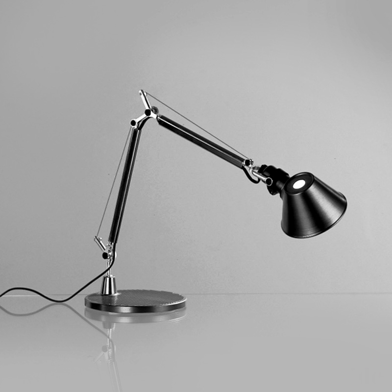 Настольная лампа 37х45см черная Tolomeo Micro A011830 ARTEMIDE  00-3883002 Коричневый;черный  - Вид №8