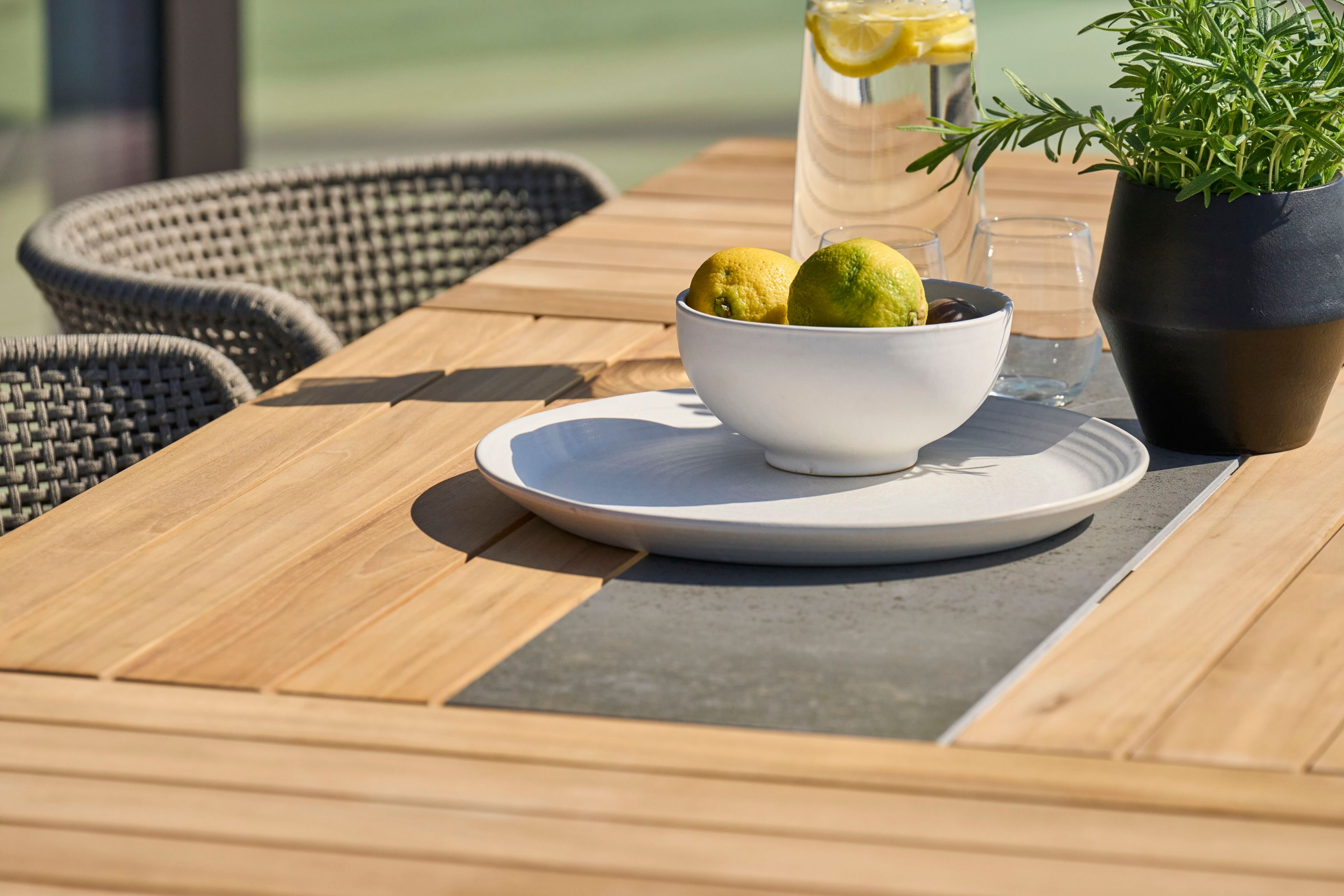 Прямоугольный садовый стол из тикового дерева Mindo Mindo 101 ARCH-00000082 - Вид №2