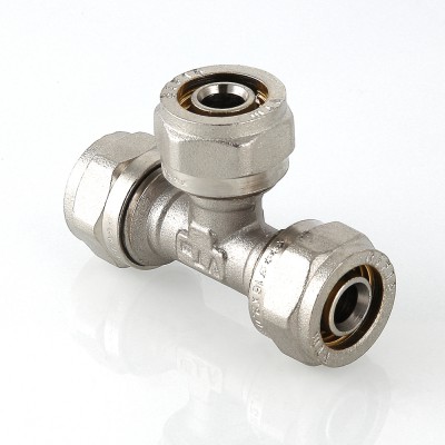 VTm.331.N.201620 Фитинг обжимной – тройник Valtec 20 х 16 х 20 мм  - Вид №5