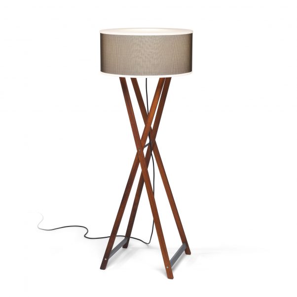 095163 Уличный торшер P140 IP65 коричневый + дерево ироко Marset Cala