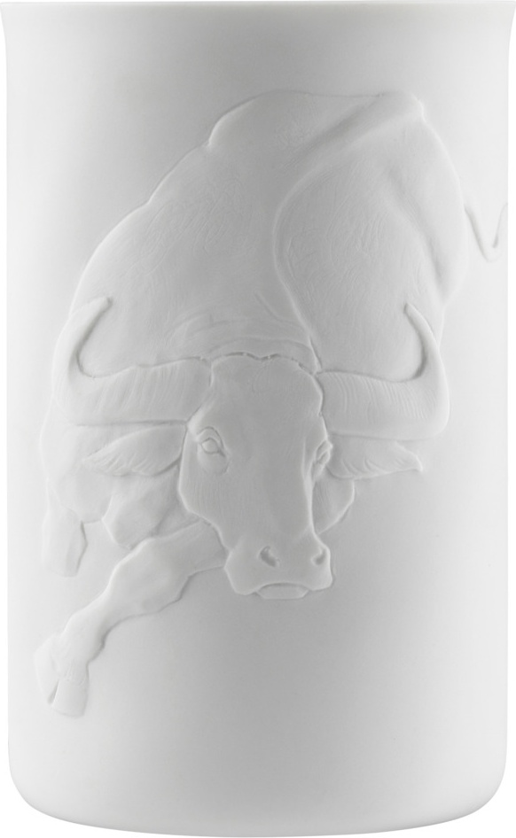 10652842 Furstenberg Чашка-бокал для горячих напитков Furstenberg "Бык" 200 мл (белая) Фарфор, Керамика 