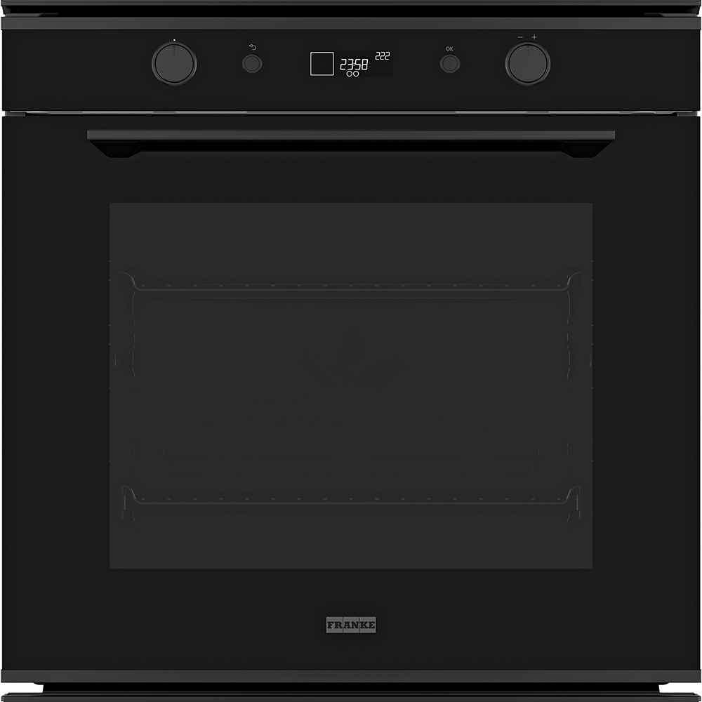 Духовой шкаф   FMY 98 P BK Franke Mythos FMY 98 P BK Нержавеющая сталь, чёрное исполнение / чёрное стекло