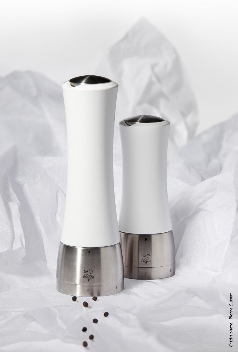 Мельница для перца белая матовая 16 см Madras PEUGEOT ДИЗАЙНЕРСКИЕ 00-3952126 Белый  - Вид №1