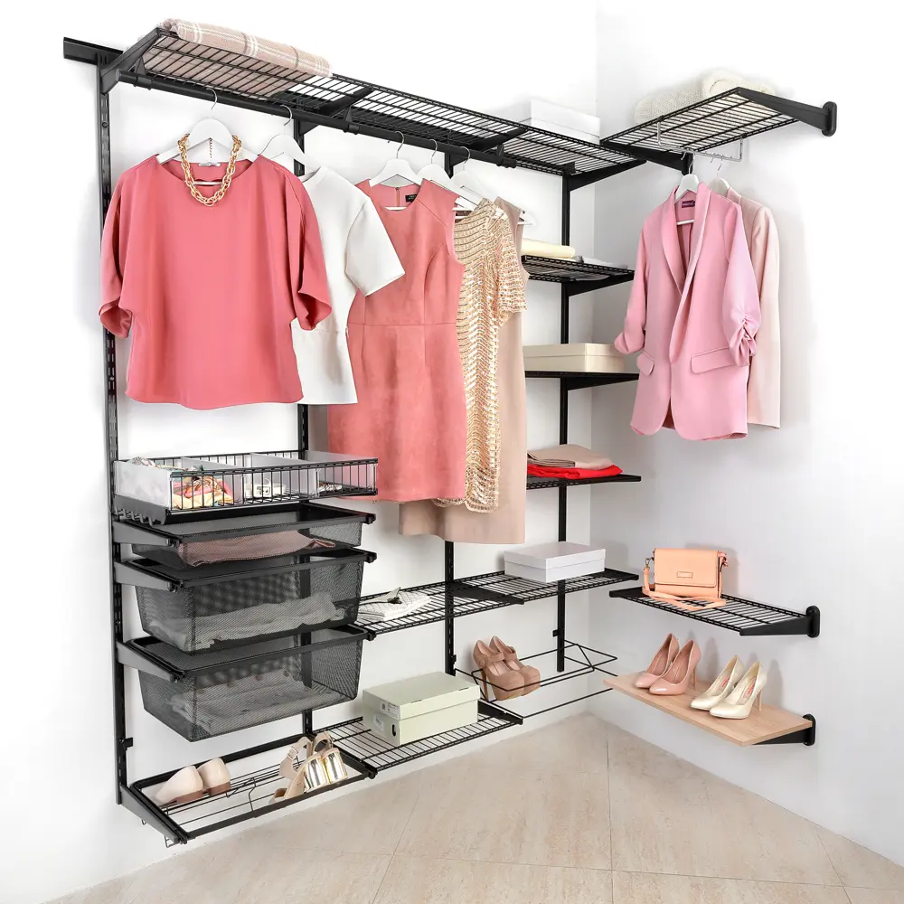 Проволочная полка-корзина НСХ с защитным бортиком для гостиной 82482711 STLM-0028080 - Вид №5