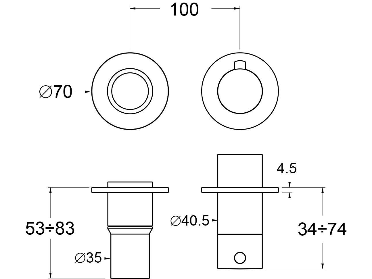 Термостатический смеситель для душа с переключателем GUGLIELMI RUBINETTERIE Sprint Color ARCH-00088315 - Вид №8
