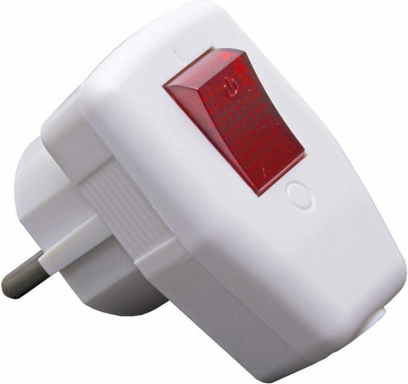 Угловая вилка Duwi с заземлением 16А для удобного подключения 87658596