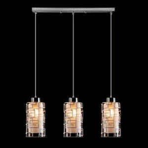 Подвесной светильник Eurosvet 50002/3 хром EUROSVET 50002 198592 Белый