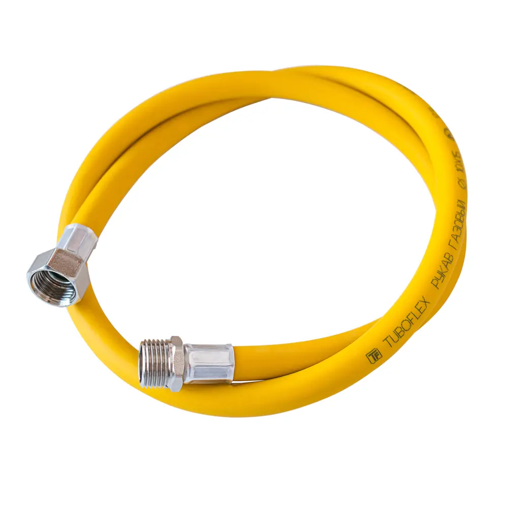 Газовый шланг Tuboflex армированный 1/2" 4 метра для подключения газового оборудования 89439146 STLM-1581664