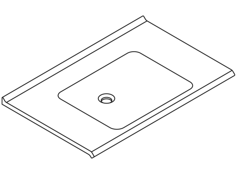 950.13.300 Тумба под умывальник, модульная HEWI Waschtische  - Вид №2