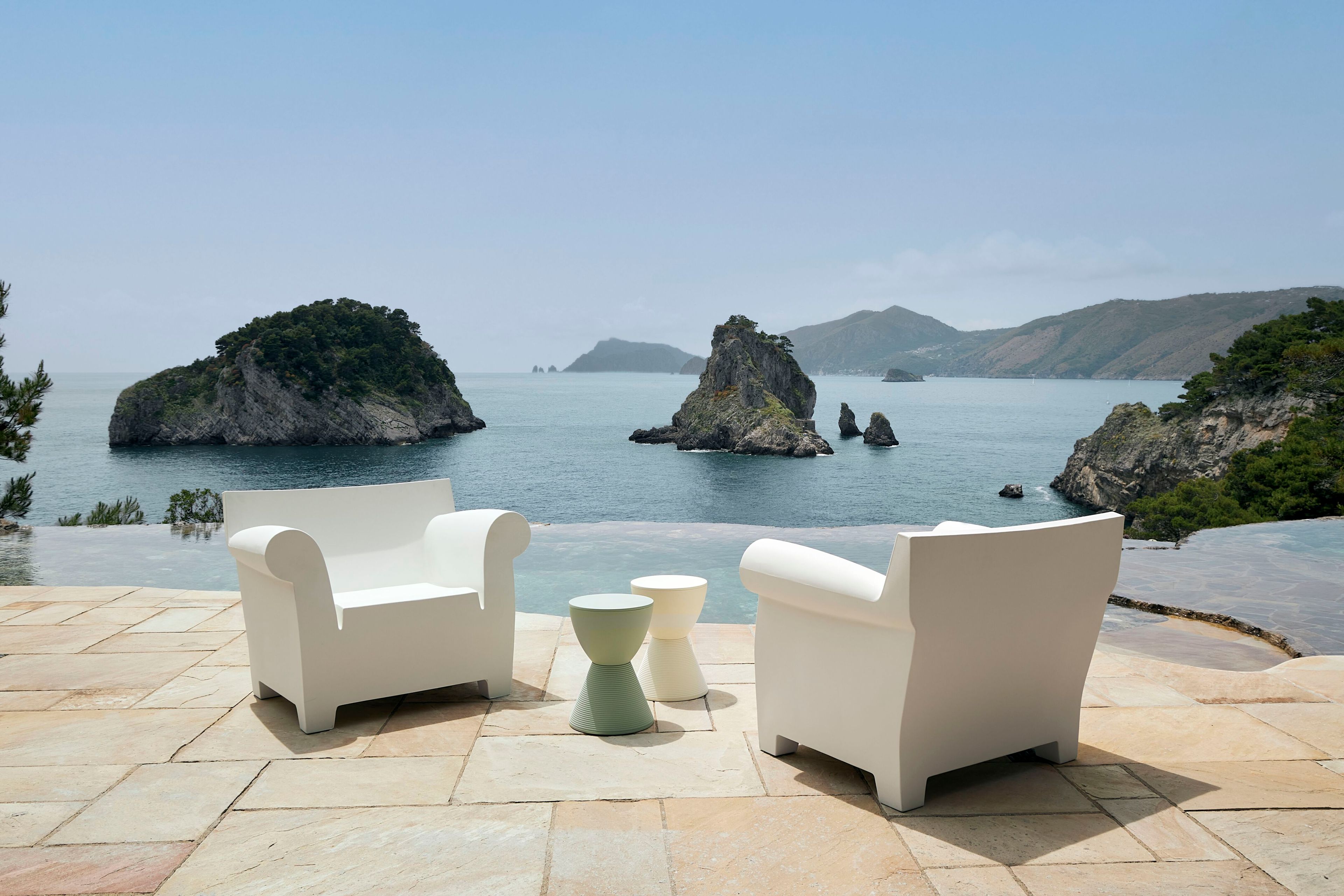 Полиэтиленовое садовое кресло с подлокотниками Kartell Bubble ARCH-00137531 - Вид №16