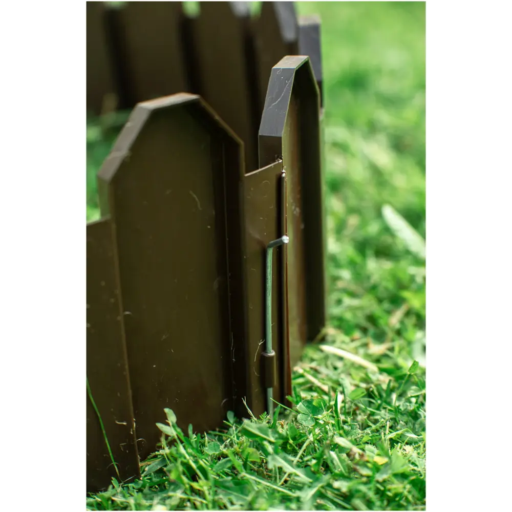 Santreyd Декоративное ограждение для клумб с эффектом натурального дерева 87655122 дачник STLM-0949811 - Вид №4