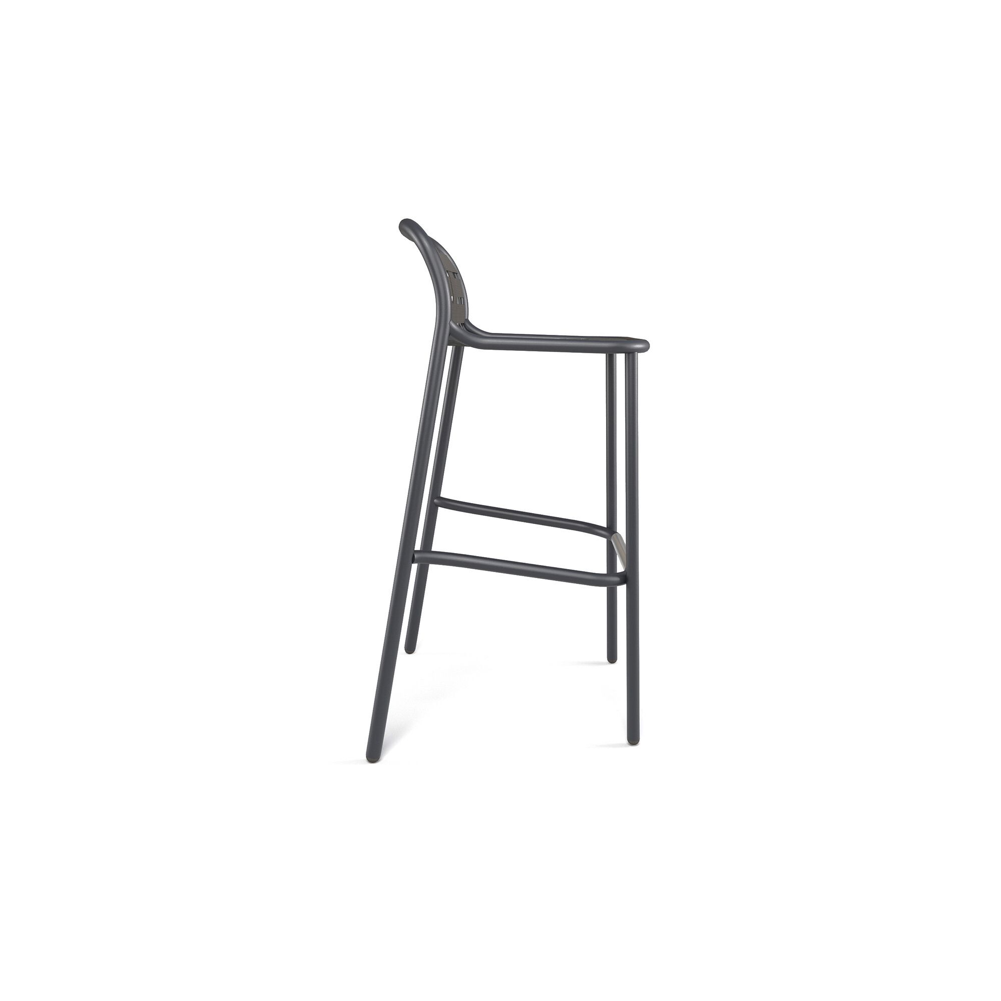 Алюминиевый штабелируемый высокий садовый стул emu двор ARCH-00056018 - Вид №2