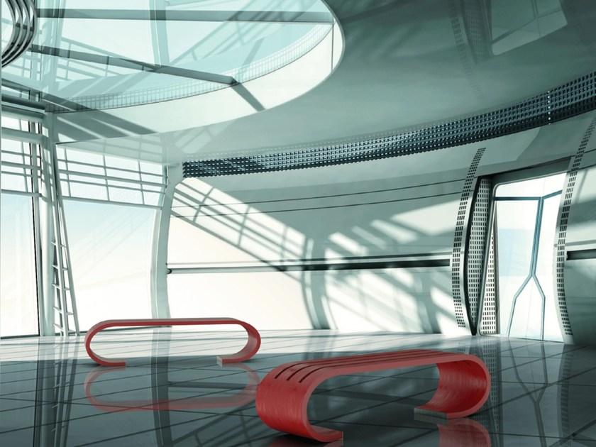 SPECIAL WOOD Скамейка из гнутого ламинированного дерева sun-id-1350824 - Вид №1