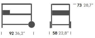 Kettal Тележка для садовых продуктов  #57820-020-00  - Вид №6