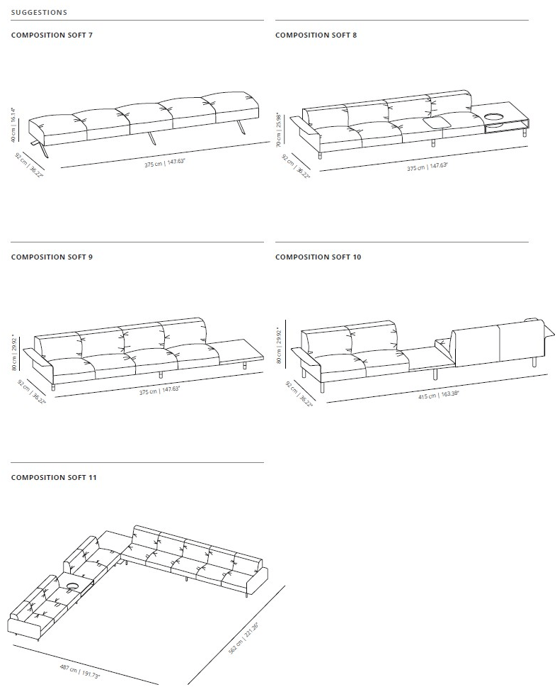 Viccarbe Модульный диван Sistema sun-id-1418471 - Вид №4