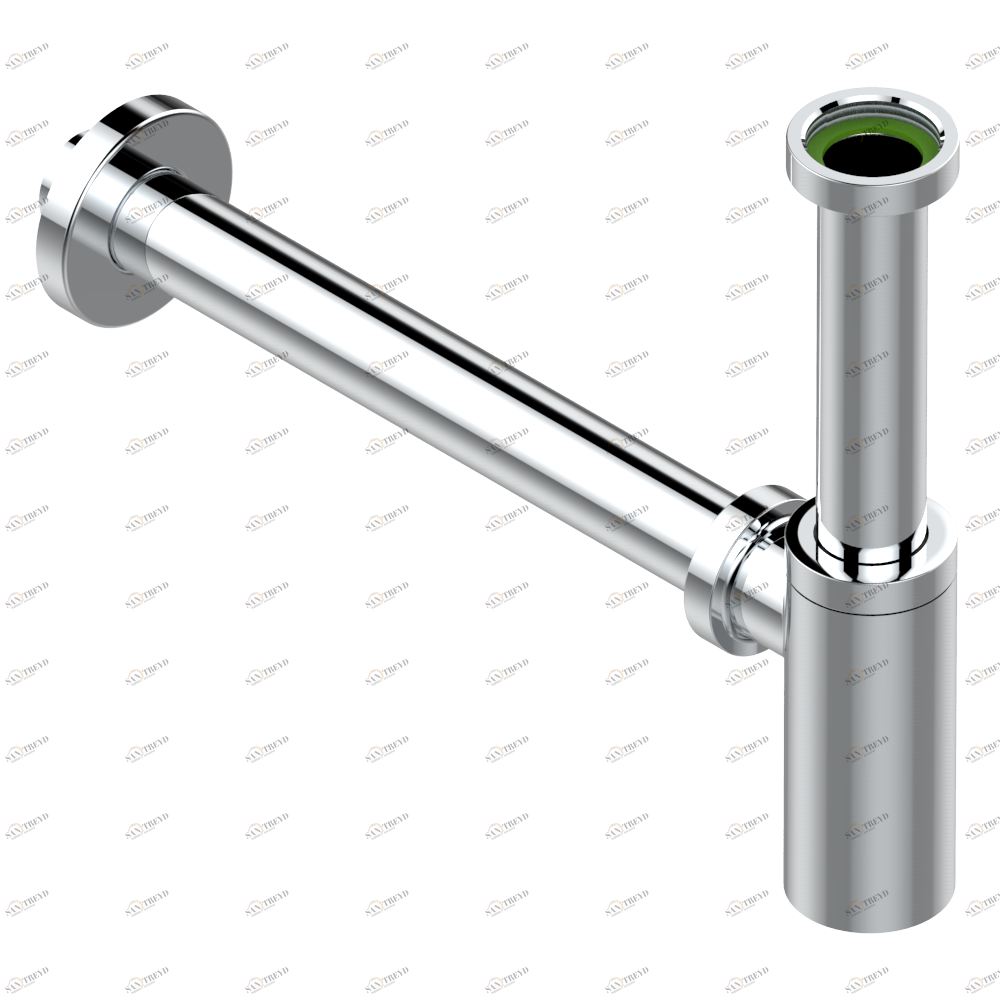 G00-309/S Сифон отдельный для спускного клапана для стеклянной раковины Thg-paris прочие артикулы THG Хром G00-309/S CAT.A