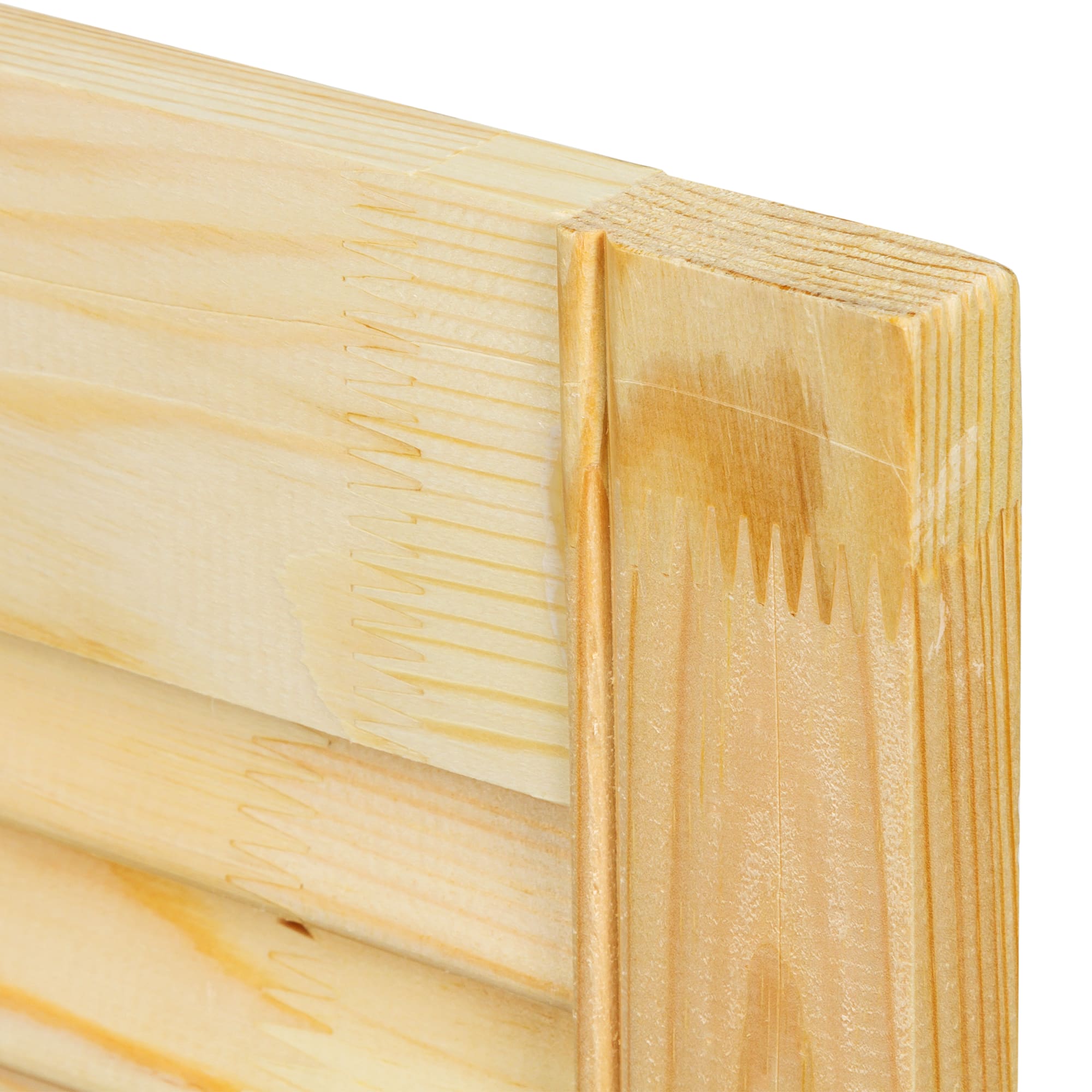 15312058 Дверка жалюзийная 1205х494х20 мм хвоя сорт А Santreyd  - Вид №2