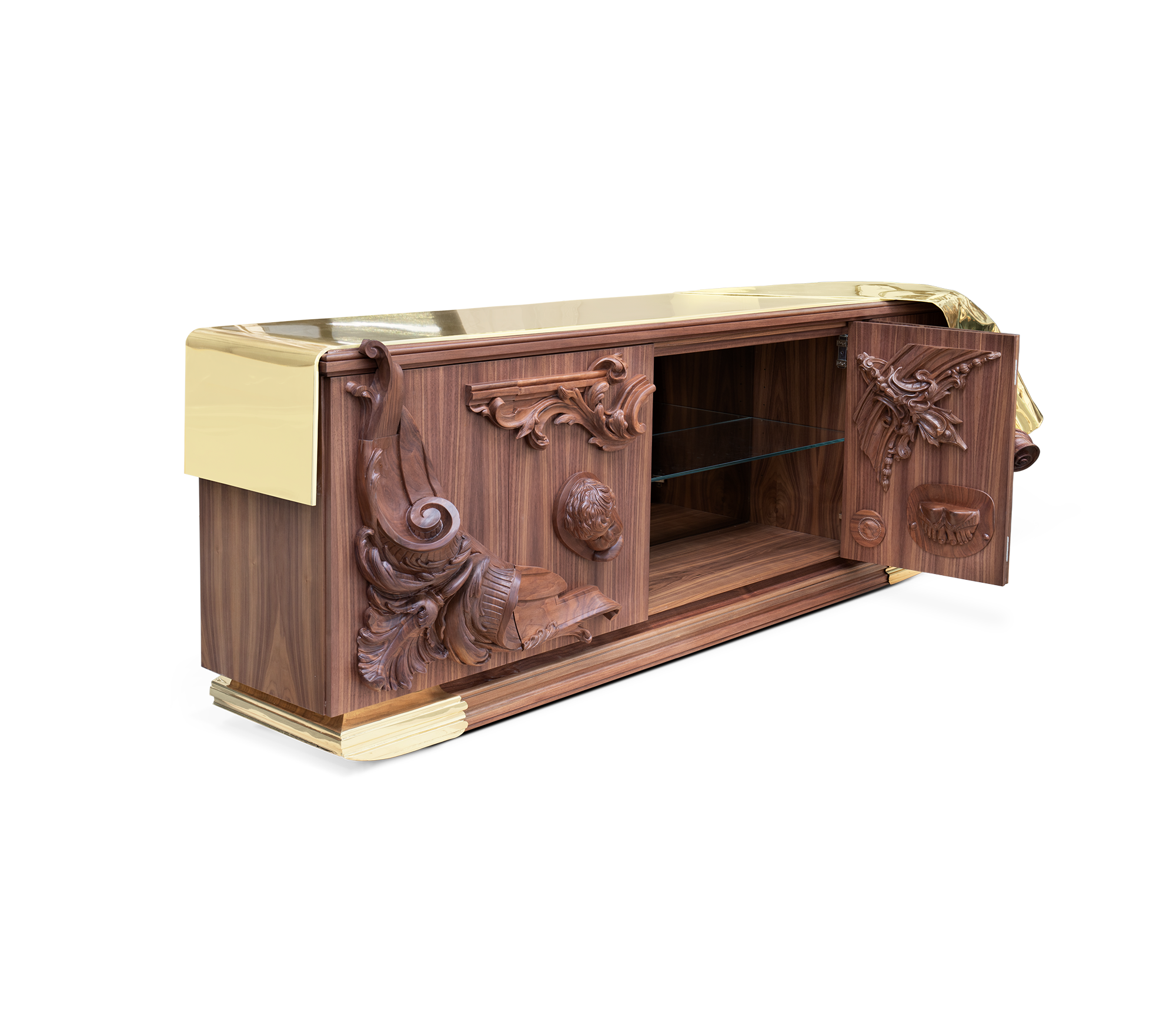 0-009 Буфет Voltaire из орехового дерева Boca Do Lobo  - Вид №3