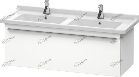 XL605901818 X-Large Тумбочка подвесная Белый матовый, декор Duravit