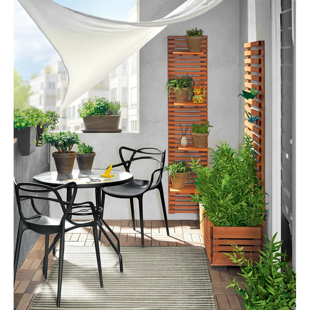 Садовая плитка ДПК 30x30 см шоколад 82754057 STLM-2184673 Santreyd  - Вид №9