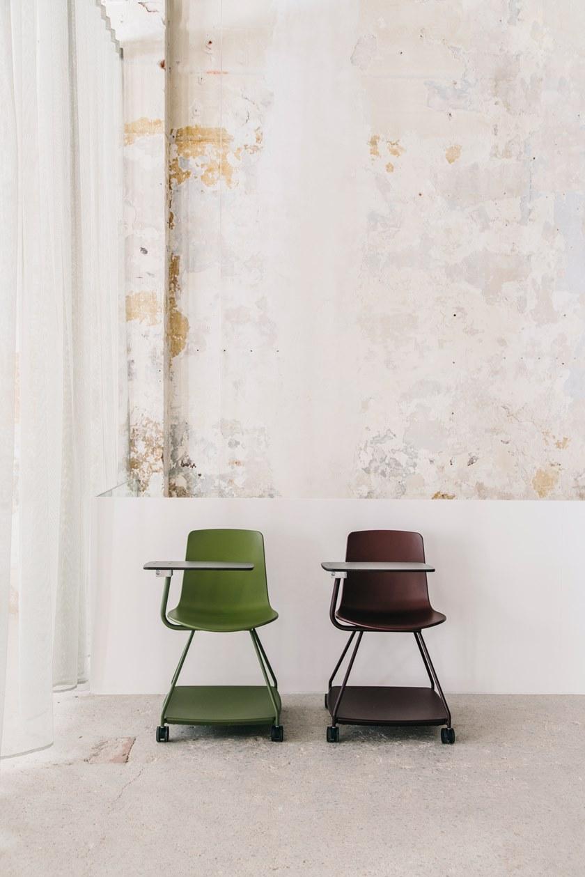 ENEA Стул для конференций из полипропилена с ящиком для хранения Tray sun-id-1463772 - Вид №6