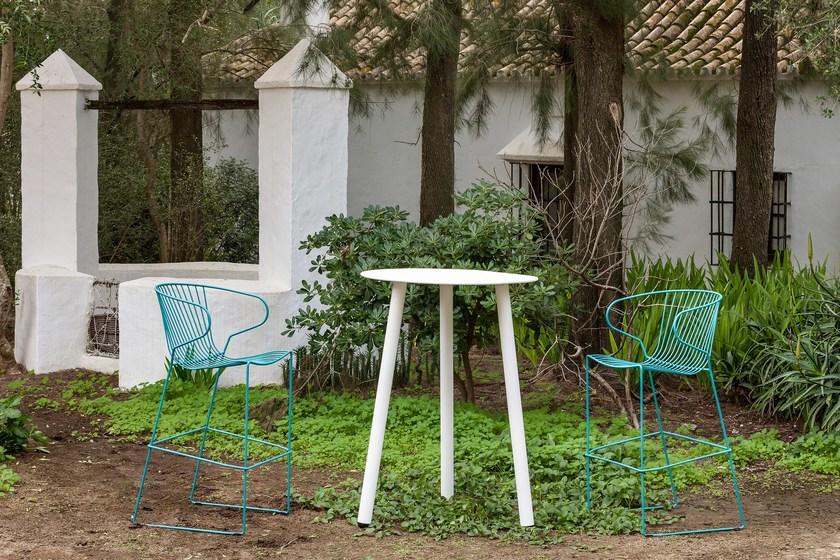 iSimar Стул садовый стальной с подлокотниками Bolonia 8066 / 8065 - Вид №3