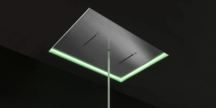 Antonio Lupi Design Потолок из нержавеющей стали со светодиодной насадкой для душа с водопадом Antoniolupi sun-id-1388203 - Вид №5