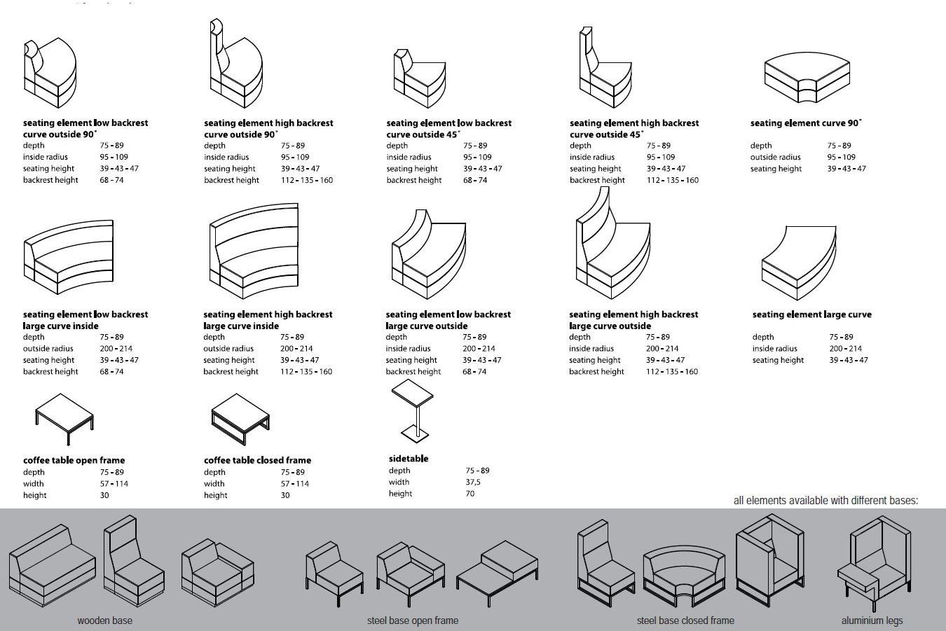 Casala Кресло из ткани с высокой спинкой Bricks sun-id-1454210 - Вид №5