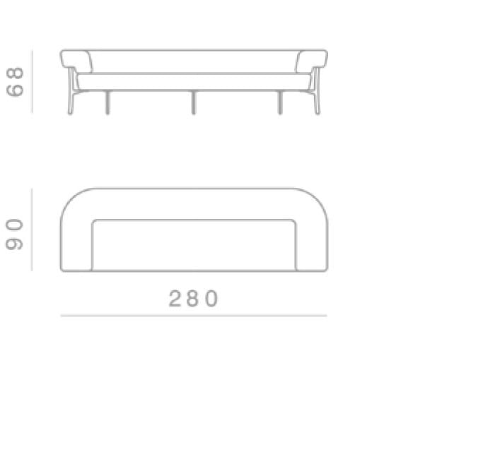 4-местный диван GHIDINI1961 ARCH-00088757 - Вид №4