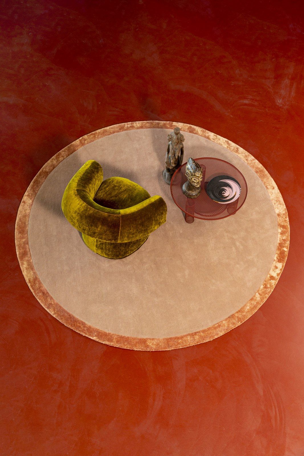 Круглый ковер ручной работы MOROSO SAMA ARCH-00122272 - Вид №3