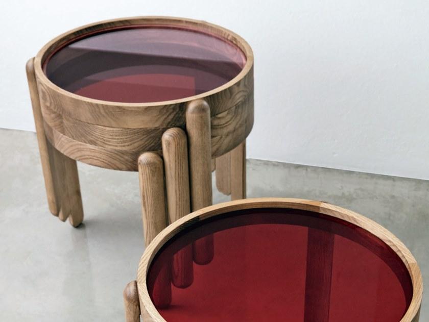 Porada Штабелируемый круглый стол из ясеня Eighteen sun-id-1500983 - Вид №2