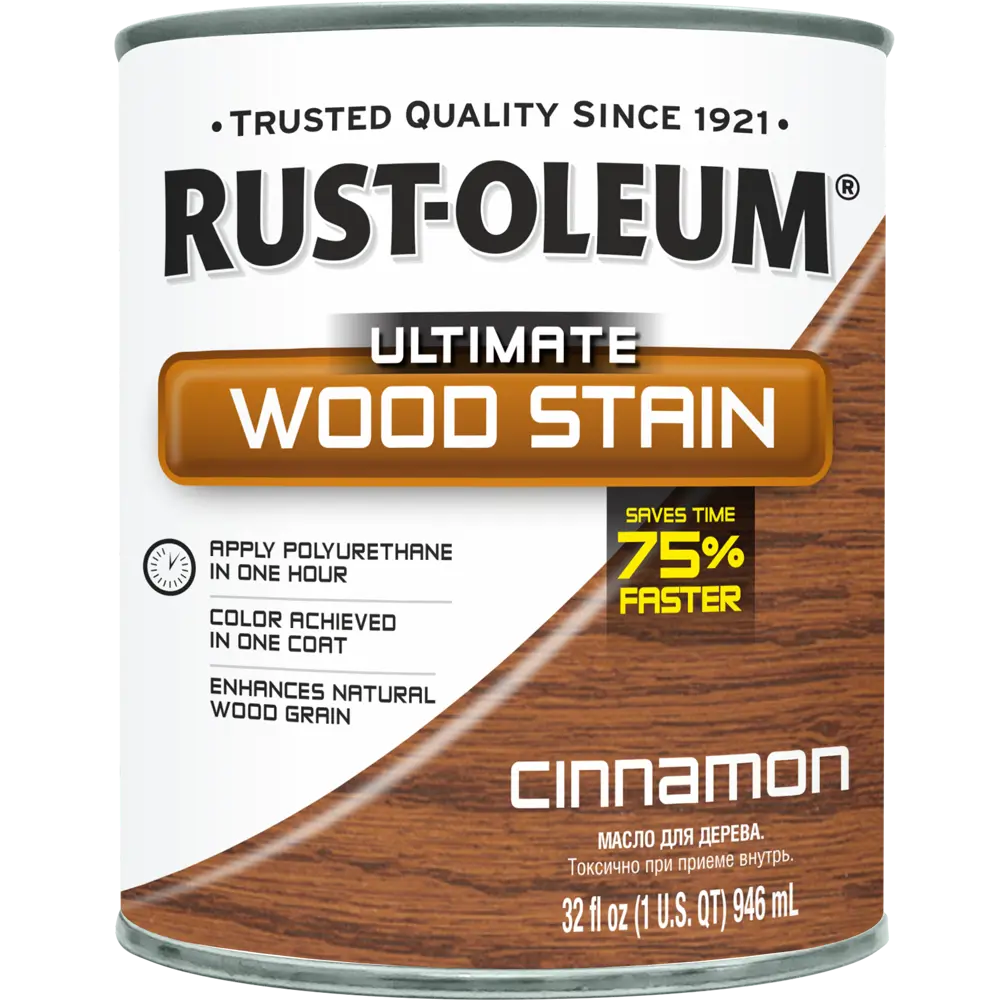 Масло тонирующее Ultimate цвет корица 0.946 л 82482325 STLM-2001219 RUST-OLEUM  - Вид №1