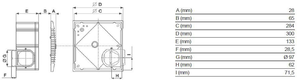 Vortice Встроенный центробежный экстрактор Vort press i 11973 - Вид №1