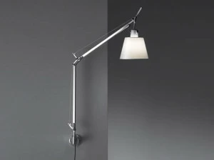 Artemide Настенный светильник из алюминия и сатина Tolomeo 0947020a