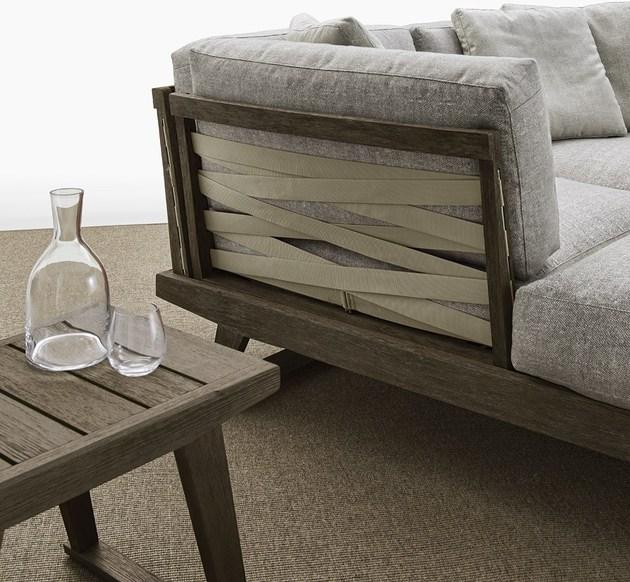 B&B Italia Outdoor Прямоугольный столик для сада из тика Gio sun-id-1381252 - Вид №5