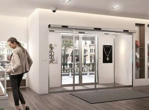 ASSA ABLOY Автоматическая раздвижная дверь с защитой от взлома Porte automatiche scorrevoli