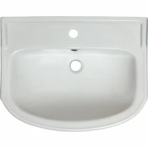 2313156 Подвесная раковина настенная овальная RUNO  белая