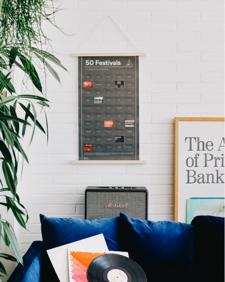 DYPOSTFEE Постер «50 фестивалей, которые нужно посетить в жизни» Doiy  - Вид №1