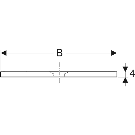 550.774.00.1 Прямоугольный душевой поддон Geberit Olona Geberit  - Вид №4