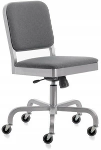 Emeco Мягкое вращающееся кресло с 5 спицами Navy officer