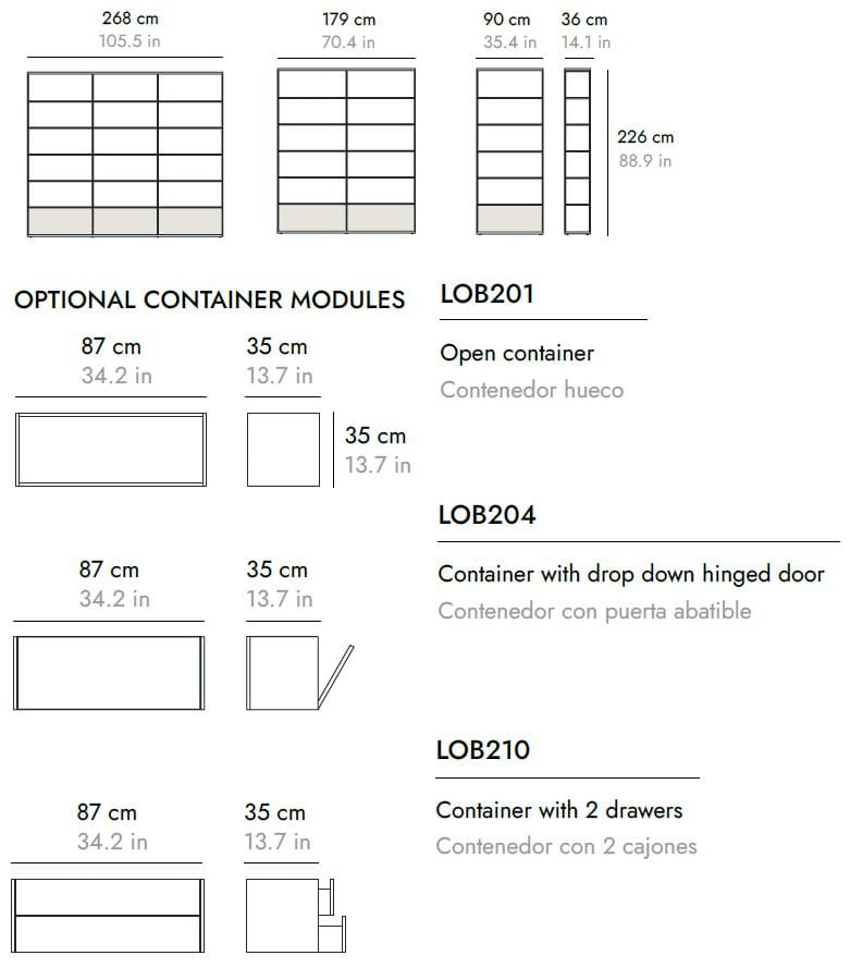 Деревянный отдельно стоящий книжный шкаф Punt Literatura ARCH-00037566 - Вид №10
