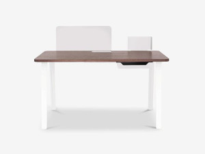 Прямоугольный стол из ясеня с ящиками