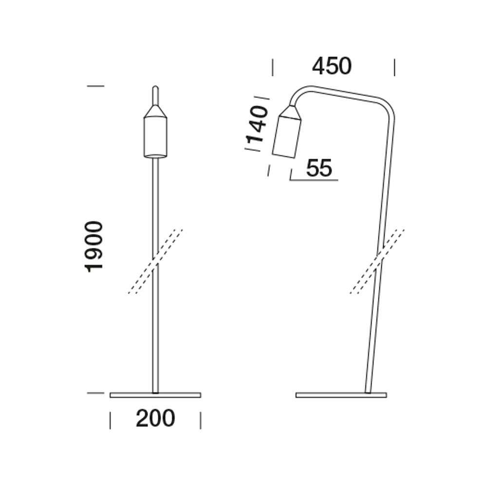 3050366 Мобильный светильник Platek FLAMINGO 2.0 Piantana  FLAMINGO 2.0 H. 1900 mm - 1 COB 4000K 76°  - Вид №14