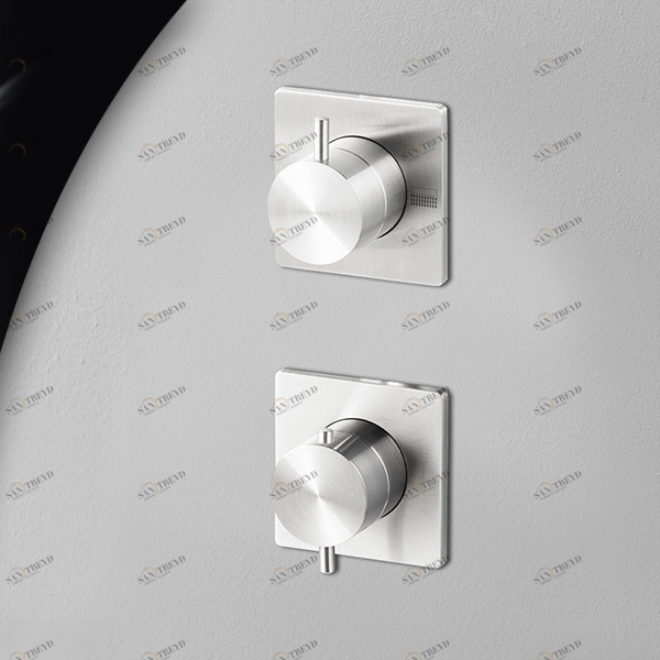 Термостат для душа сталь глянцевая AICO Radomonte TER92l